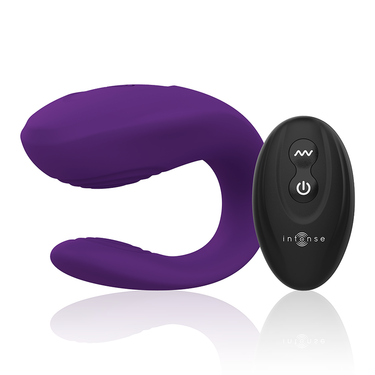 Vibratore doppio per coppie Bruno Intense con telecomando e stimolazione G e clitoride